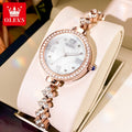 OLEVS 9903 Diamond Bracelet Watch – Elegant Quartz for Ladies