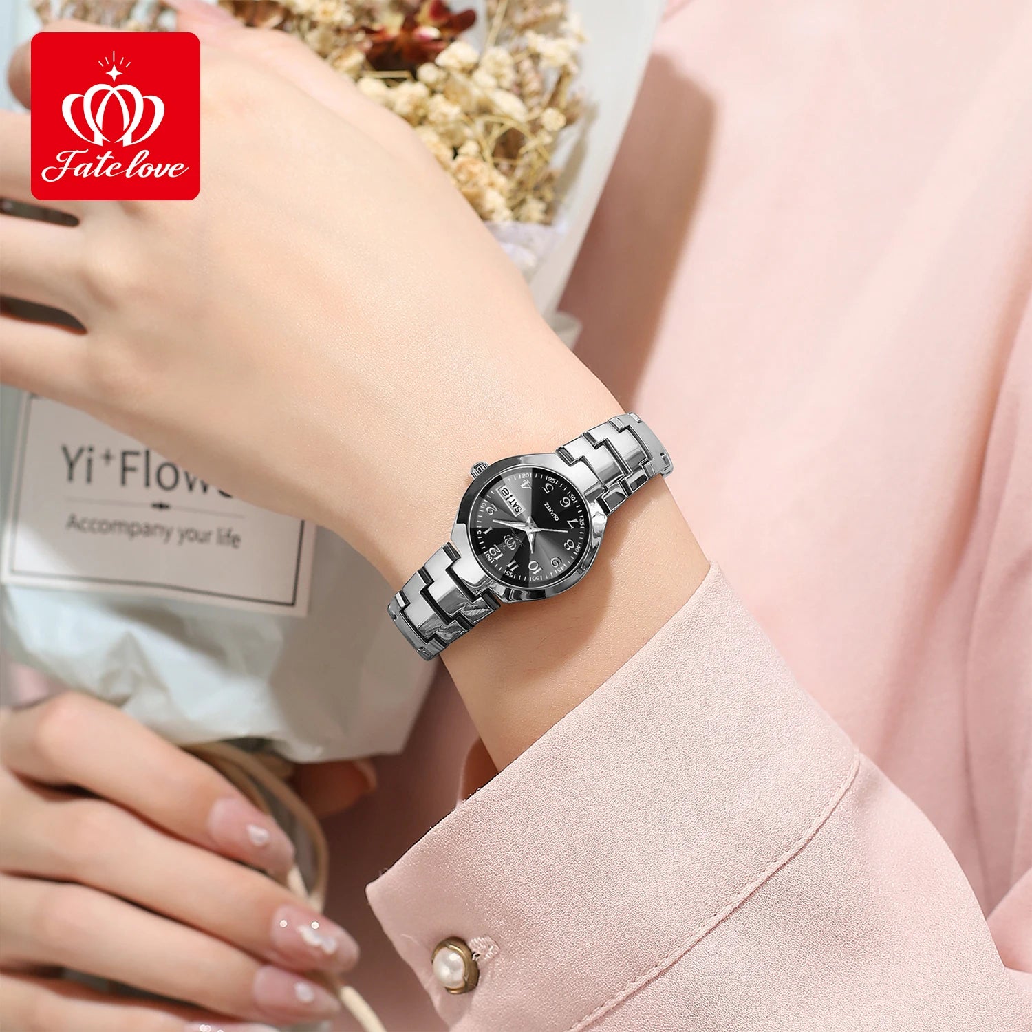 FATELOVE 818 Luxury Women's Watch – Waterproof Luminous
