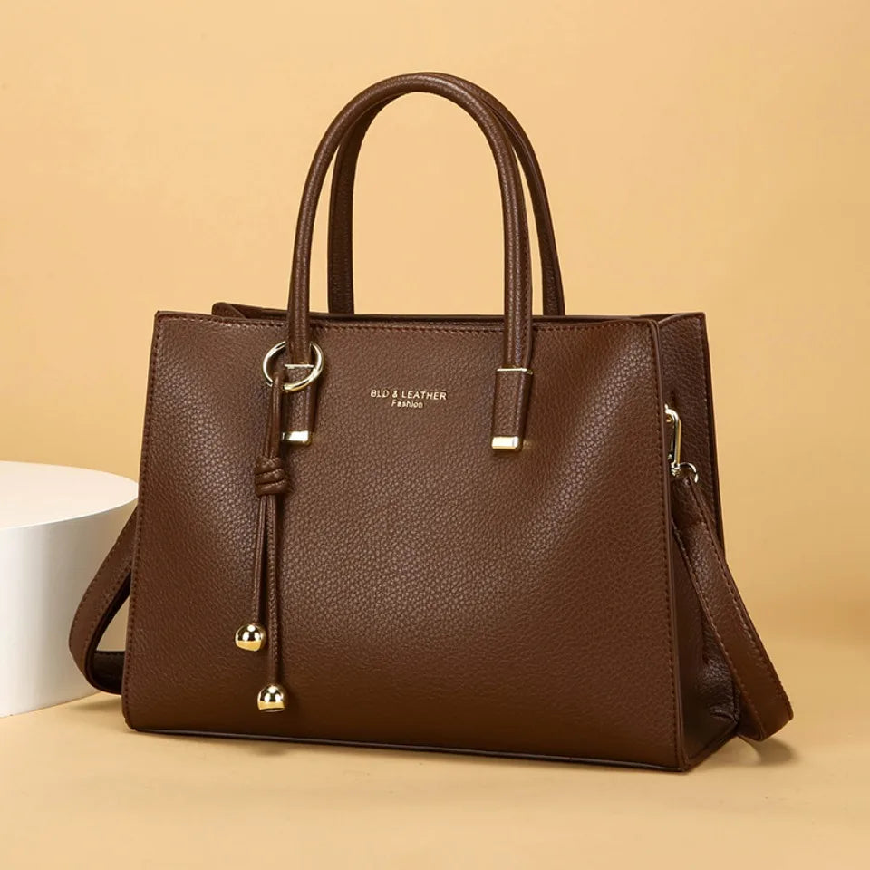 Luxury Leather Tote Bag – Shoulder & Crossbody