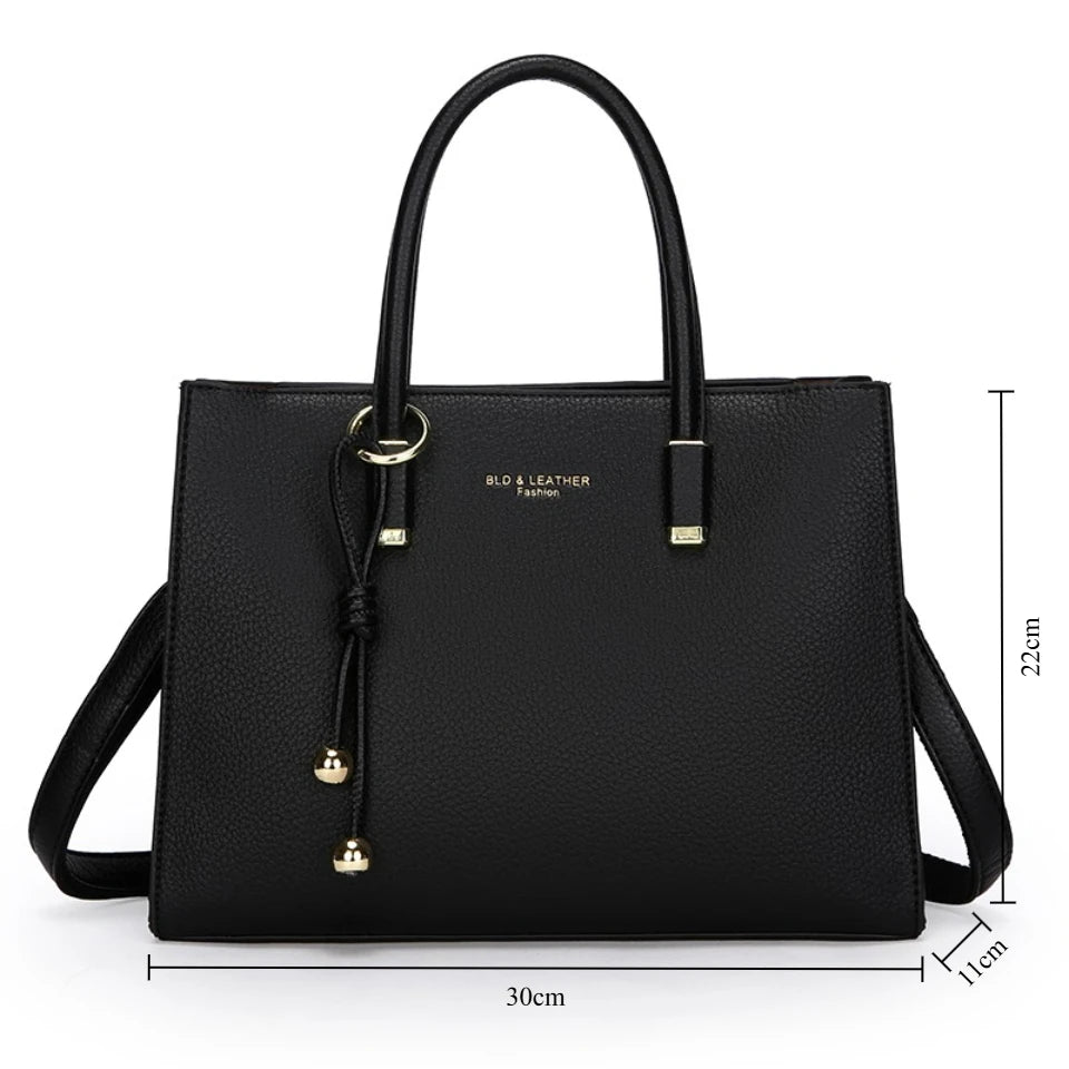 Luxury Leather Tote Bag – Shoulder & Crossbody