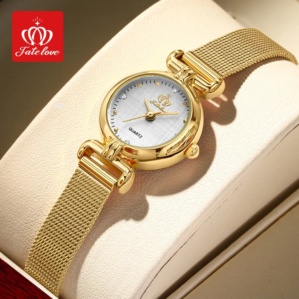 FATELOVE 905 Elegant Quartz Watch – Waterproof with Box