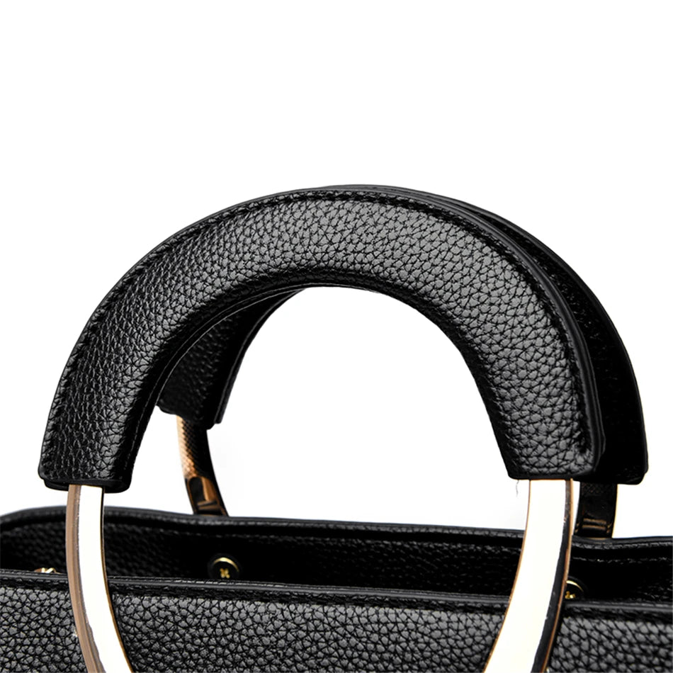 VANDERWAH Luxury Leather Tote – Shoulder & Crossbody Bag