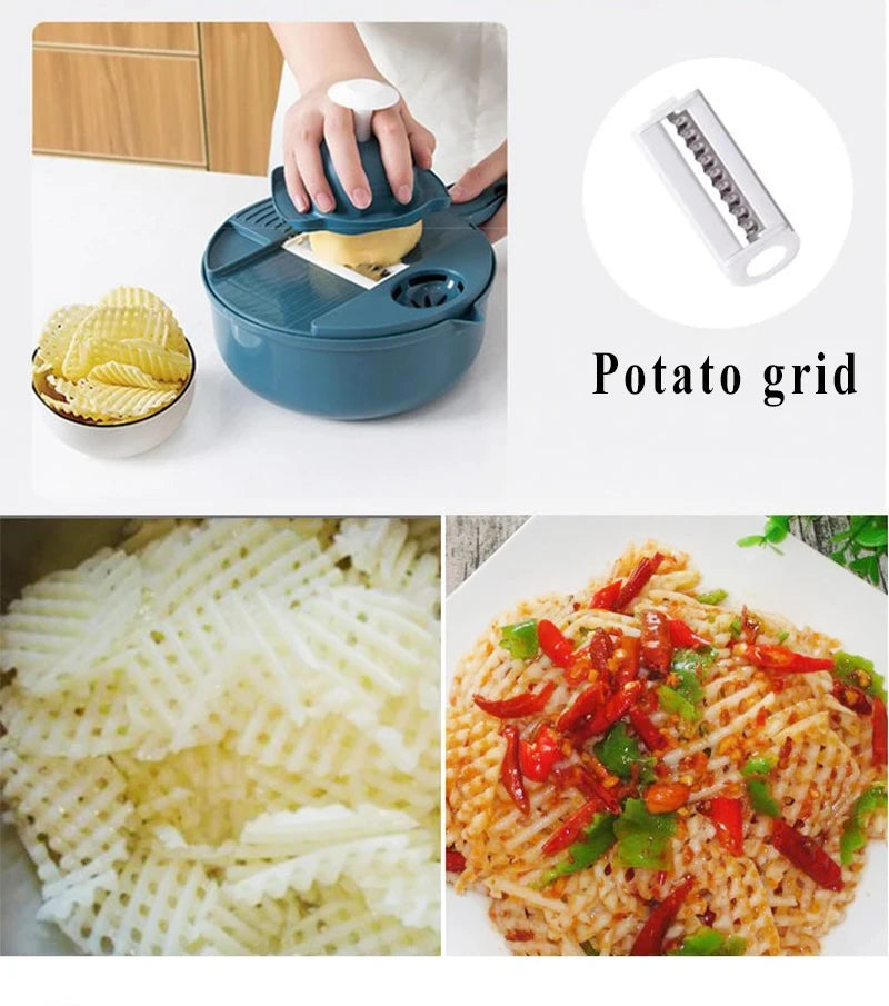 9-in-1 Vegetable Cutter & Slicer
