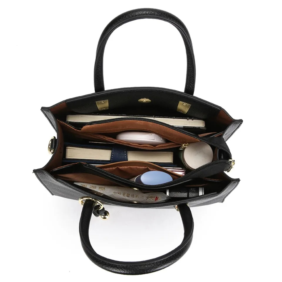 Luxury Leather Tote Bag – Shoulder & Crossbody