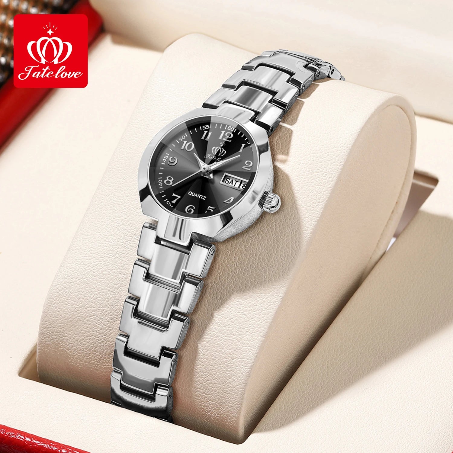 FATELOVE 818 Luxury Women's Watch – Waterproof Luminous