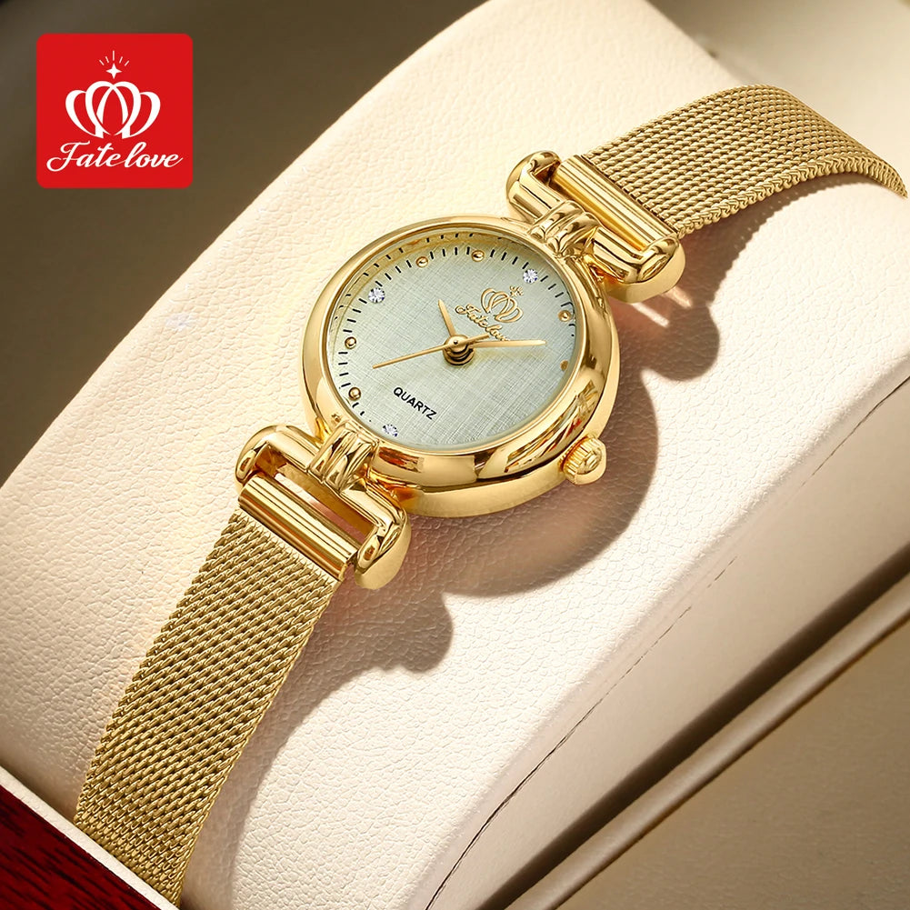 FATELOVE 905 Elegant Quartz Watch – Waterproof with Box